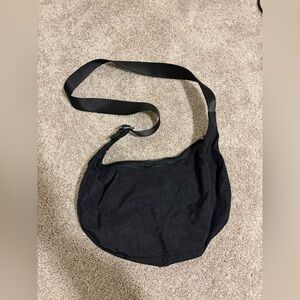 Black crescent bag